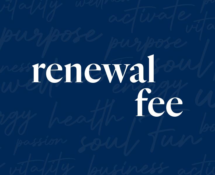 Annual Renewal Fee